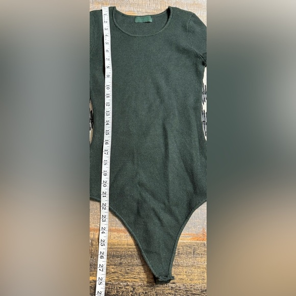 nuuds crewneck sweater evergreen Bodysuit - Picture 6 of 8